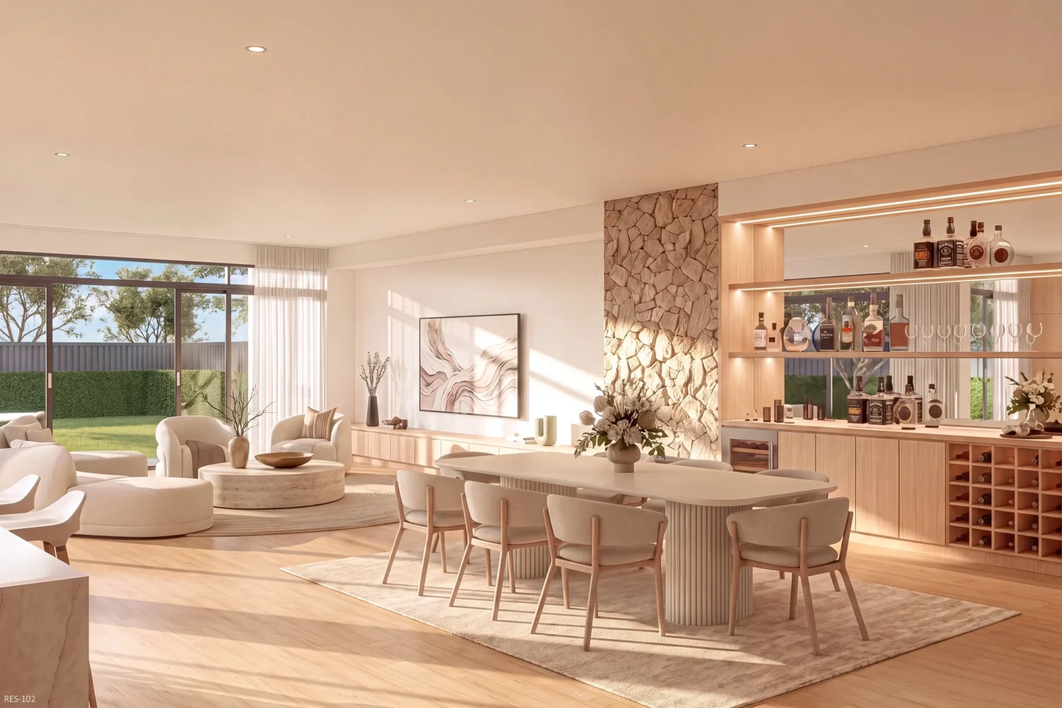 Residence 101: Living & dining